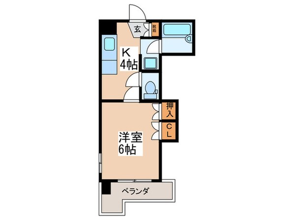 第５シモビルの物件間取画像